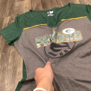 Woman’s Green Bay Packer shirt